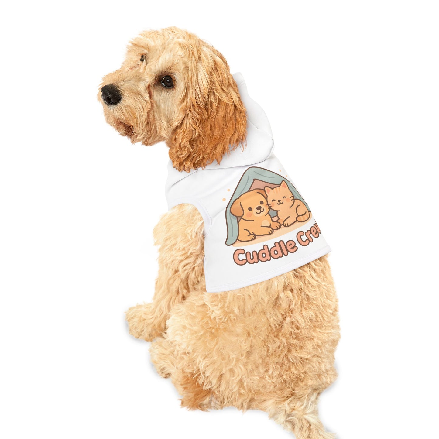 Cuddle Crew Pet Hoodie - Cozy Dog Cat Apparel for Pet Lovers, Animal Lover Gift, Cute Pet Hoodie, Winter Wear, Pet Birthday Gift